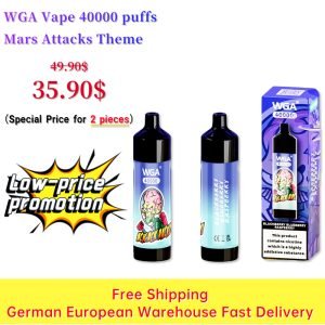 Low Price Promotion: WGA 40000 40k puffs vape Mars attacks theme (2 pieces)