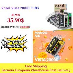 Low Price Promotion: Vozol Vista 20000 Puffs Vape (2 pieces)