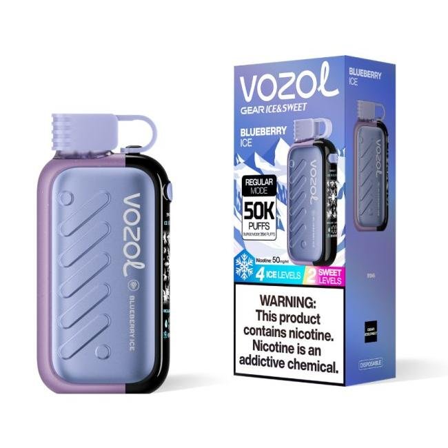 Wholesale Price: EU Warehouse Vozol Gear Ice & Sweet 50K 50000 Puffs Vape