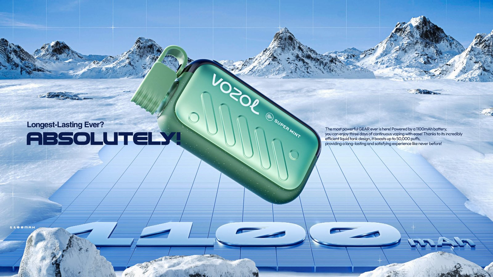 Wholesale Price: EU Warehouse Vozol Gear Ice & Sweet 50K 50000 Puffs Vape - Image 14