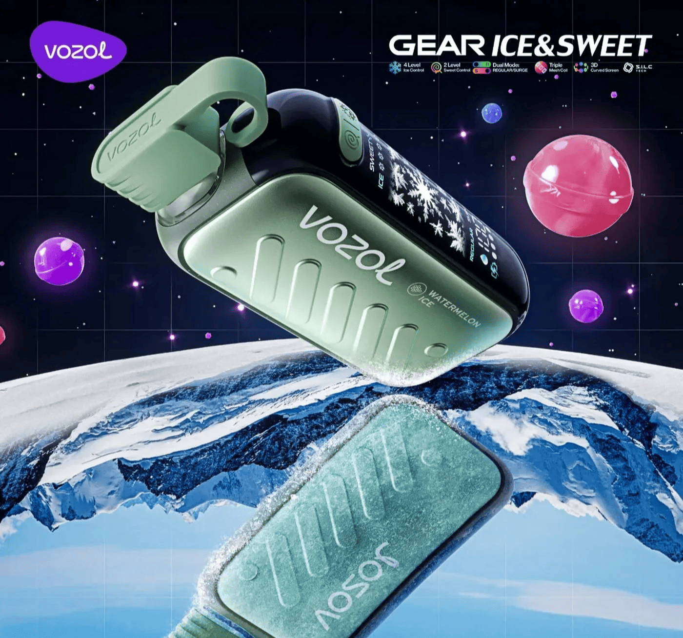 Wholesale Price: EU Warehouse Vozol Gear Ice & Sweet 50K 50000 Puffs Vape - Image 2